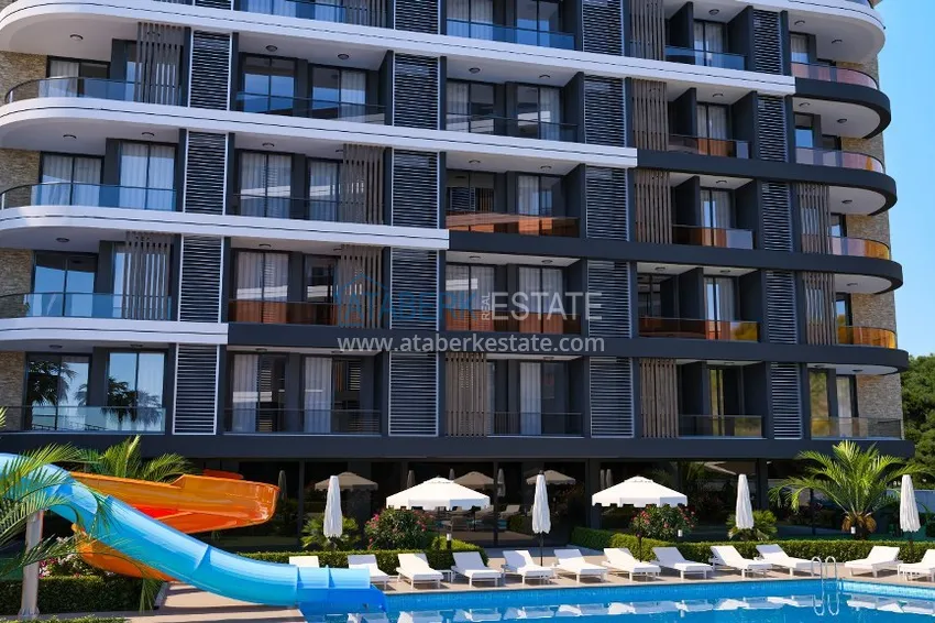 Квартира напрямую от инвестора в комплексе на этапе строительства в районе Оба, Алания 9 