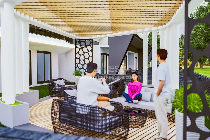 Новый проект роскошной резиденции в престижном районе Алтынташ - Анталья 9 