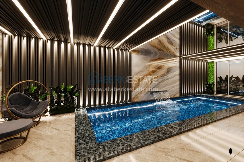 Новый проект роскошной резиденции в престижном районе Алтынташ - Анталья 37 