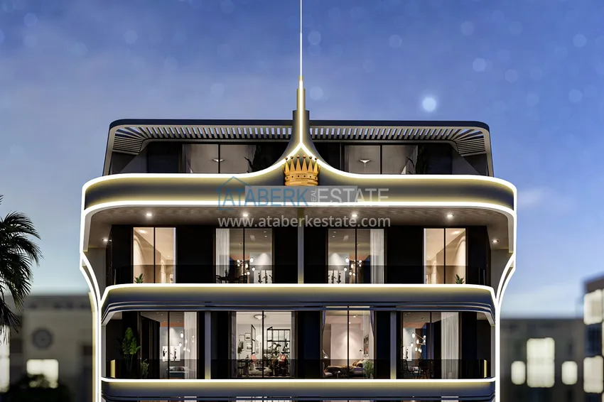 Проект реновации! Новый проект Off-plan в центре Алании, район пляжа Клеопатра 10 