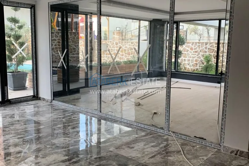 Квартира 1+1 с мебелью в районе, открытом для ВНЖ – Оба, Алания 12 