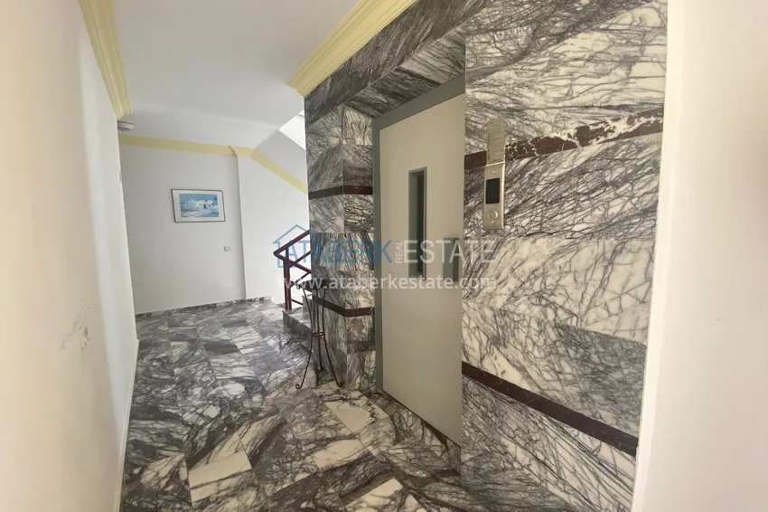 Пентхаус-дуплекс 4+1 меблированный с видом на море, горы и историческую крепость, центр Алании 11 