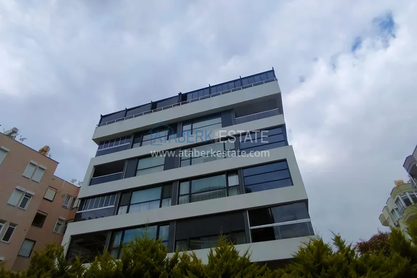 Недвижимость под ВНЖ. Трехкомнатная квартира с видом на горы в молодой резиденции в 50 метрах от моря - центр Алании  9 