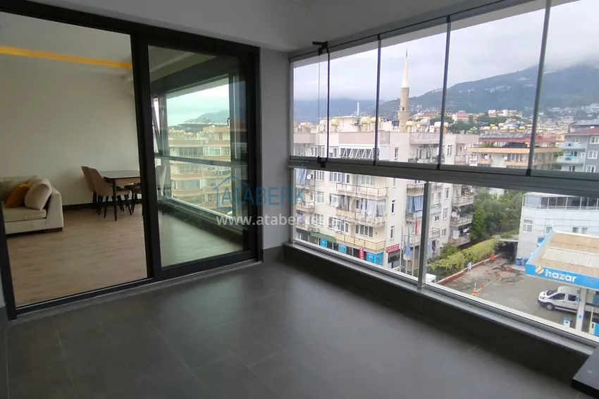 Приобрести Недвижимость под ВНЖ. Трехкомнатная квартира с видом на горы в молодой резиденции в 50 метрах от моря - центр Алании  10 