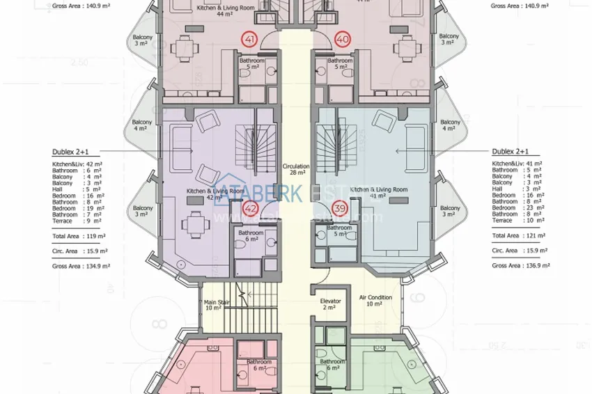 Купить дешево Жилой комплекс премиум-класса на первой береговой линии в районе Махмутлар, Алания 6 