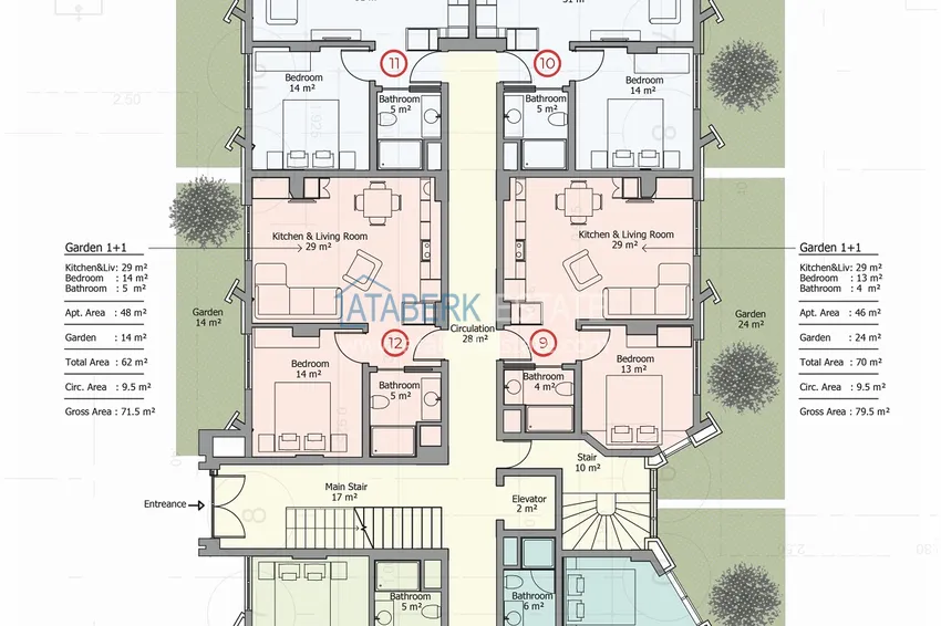 Купить дешево Жилой комплекс премиум-класса на первой береговой линии в районе Махмутлар, Алания 8 