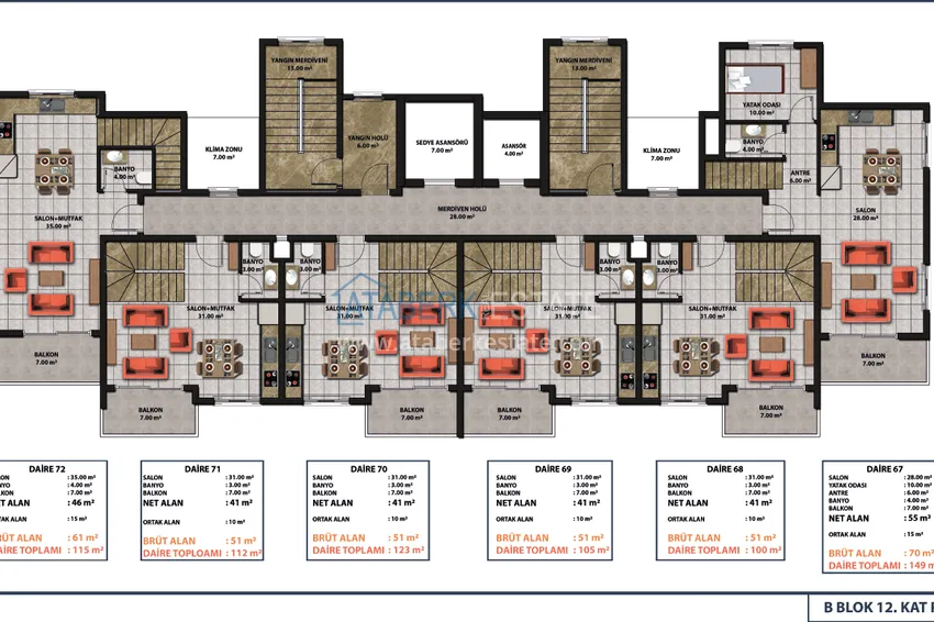 Купить дешево Квартиры и пентхаусы в районе Махмутлар в роскошном комплексе сегмента класса- люкс 4 