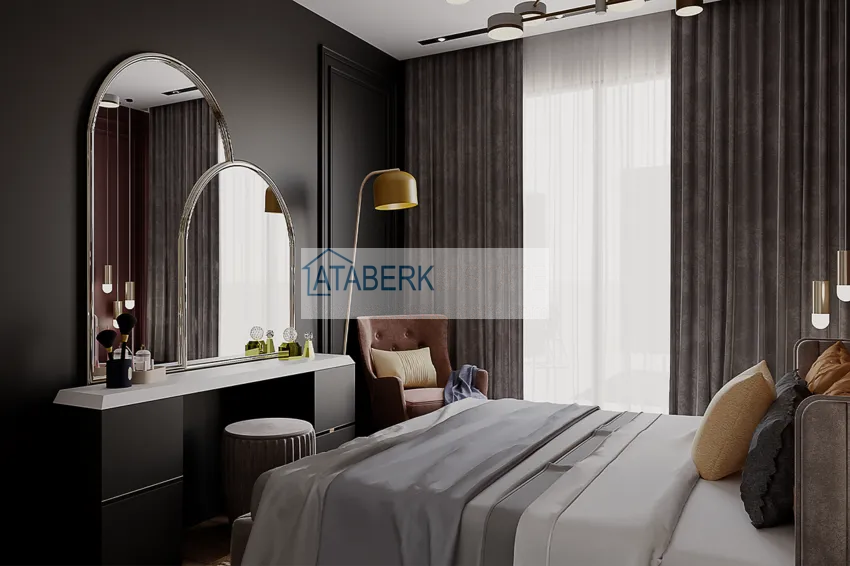 Приобрести Новый малоэтажный жилой комплекс на завершающем этапе строительства – Алания, район Оба 7 