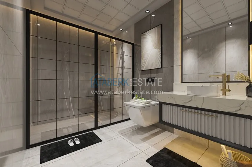 Приобрести Квартиры 2+1 на этапе строительства в районе Давултепе-Мерсин 13 