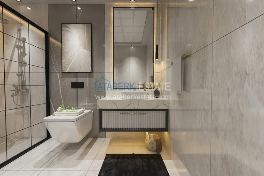 Приобрести Квартиры 2+1 на этапе строительства в районе Давултепе-Мерсин 14 