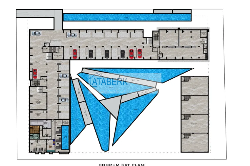 Купить дешево Новый проект роскошной резиденции в престижном районе Алтынташ - Анталья 1 