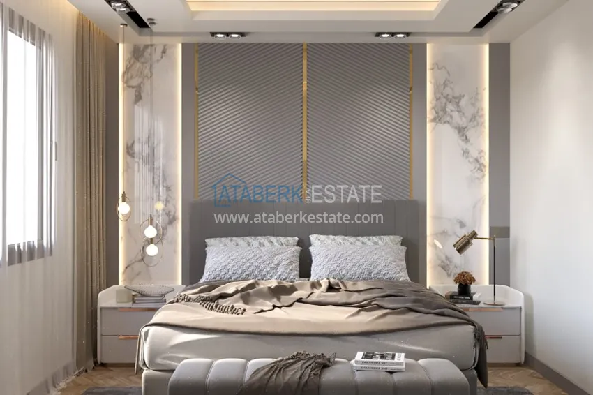 Приобрести Квартиры 2+1 на этапе строительства в районе Давултепе-Мерсин 4 