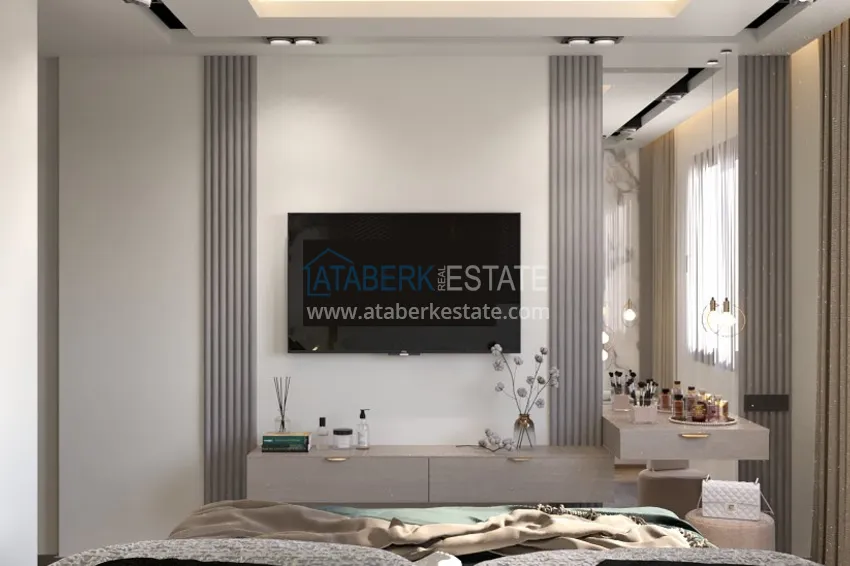 Приобрести Квартиры 2+1 на этапе строительства в районе Давултепе-Мерсин 5 