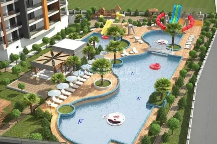 Квартиры в современном жилом комплексе на завершающем этапе строительства Томюк-Мерсин 4 