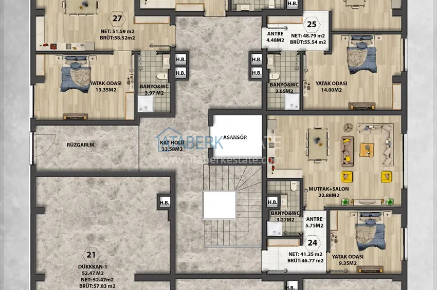 Купить дешево Новый проект современного жилого комплекса в районе Оба, Алания 4 