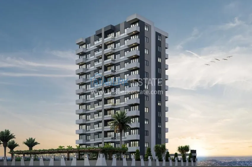 Квартиры на завершающем этапе строительства в районе Арпачбахшиш-Мерсин 3 