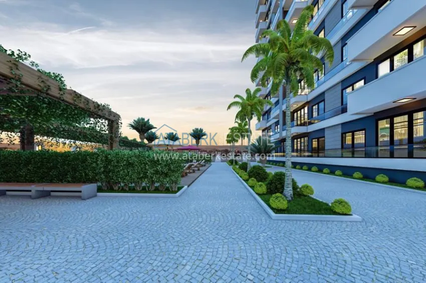 Квартиры на завершающем этапе строительства в районе Арпачбахшиш-Мерсин 6 