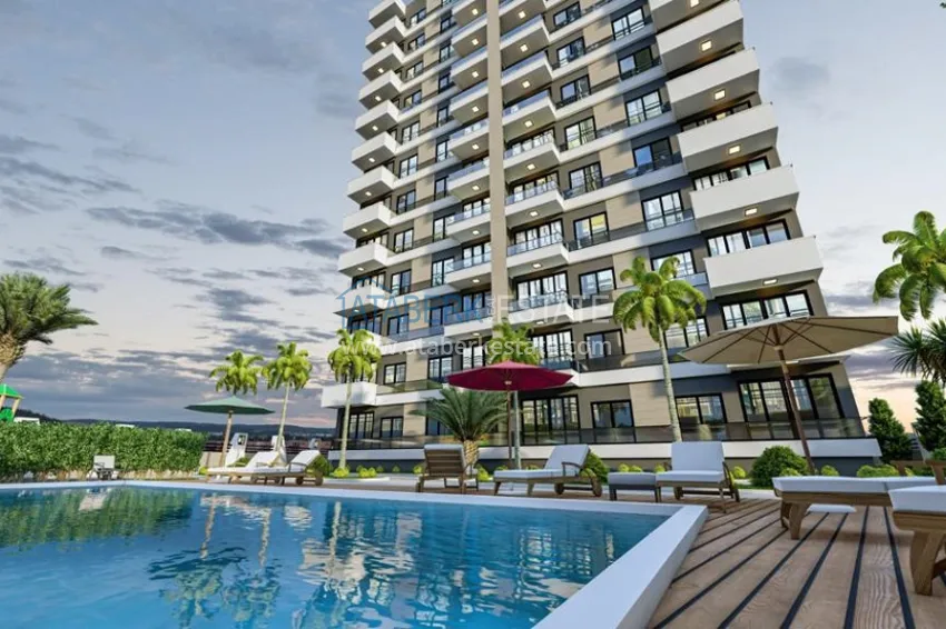 Квартиры на завершающем этапе строительства в районе Арпачбахшиш-Мерсин 9 