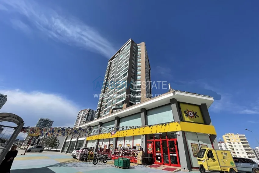 Городская квартира 2+1 в молодом жилом комплексе в центре района Мезитли-Мерсин 1 