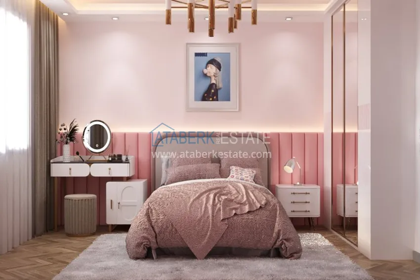 Приобрести Квартиры 2+1 на этапе строительства в районе Давултепе-Мерсин 6 