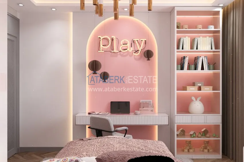 Приобрести Квартиры 2+1 на этапе строительства в районе Давултепе-Мерсин 7 