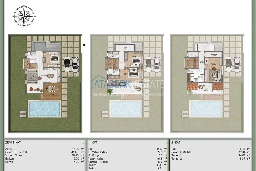 Купить дешево Отдельно стоящая вилла с гражданством и рассрочкой в Белеке - Кадрие 1 