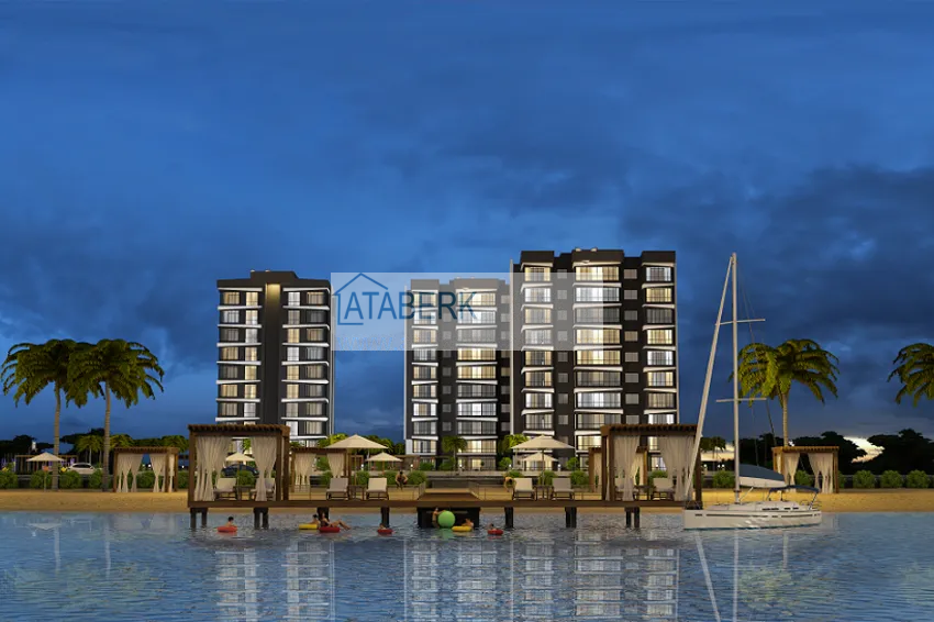 Квартиры 2+1 на этапе строительства в районе Давултепе-Мерсин 5 