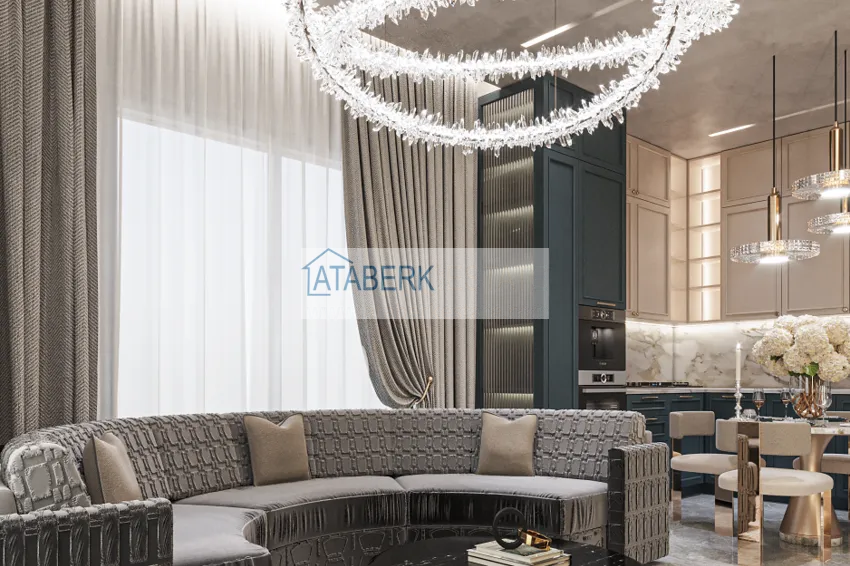 Приобрести Резиденция в центре Алании на этапе проекта – квартиры по минимальным стартовым ценам 1 