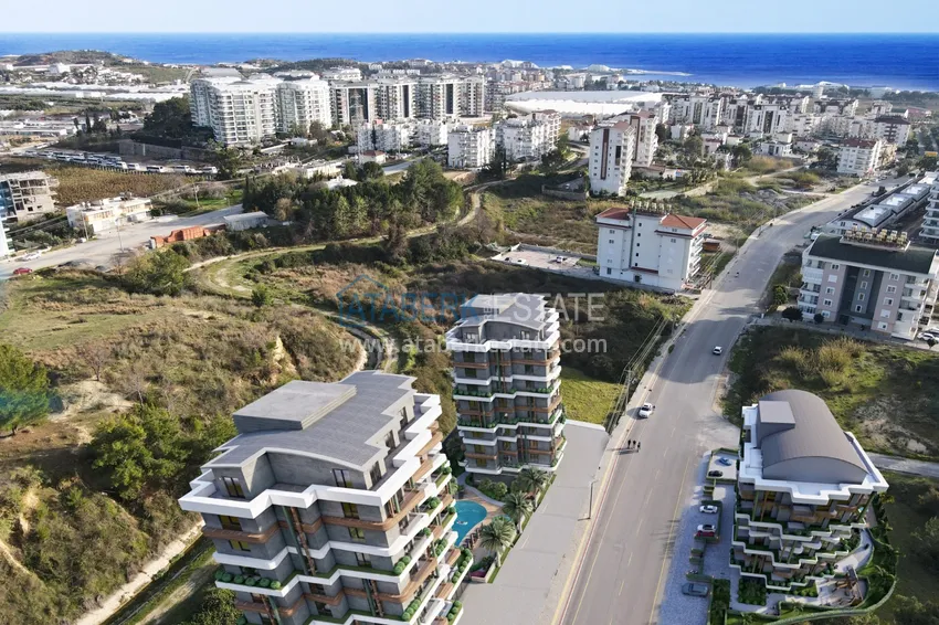 Новый инвестиционный проект жилого комплекса в Авсалларе с закрытой благоустроенной территорией 22 