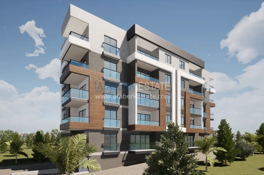 Квартира 1+1 с видом на море и горы в районе Эрдемли-Мерсин 4 