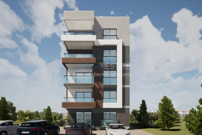 Квартира 1+1 с видом на море и горы в районе Эрдемли-Мерсин 5 