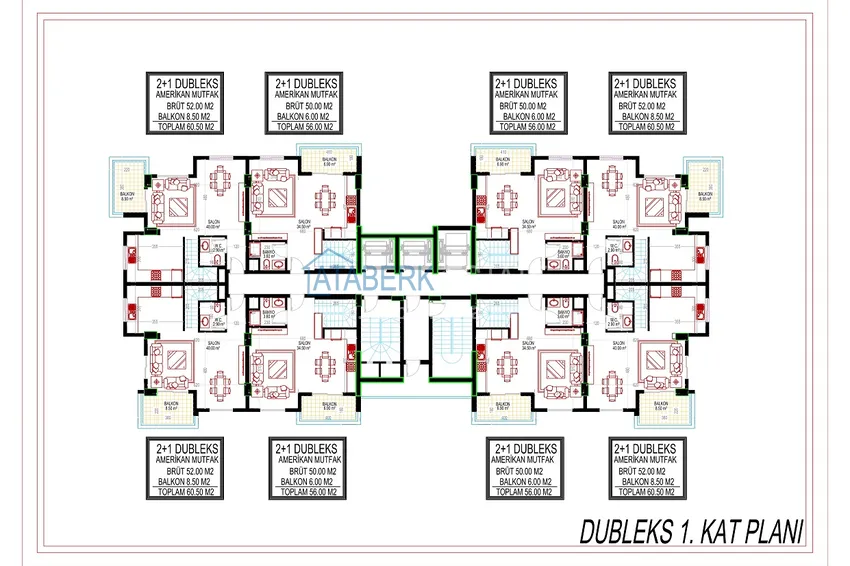 Купить дешево Новый инвестиционный проект на этапе строительства в Махмутларе – Алания 4 
