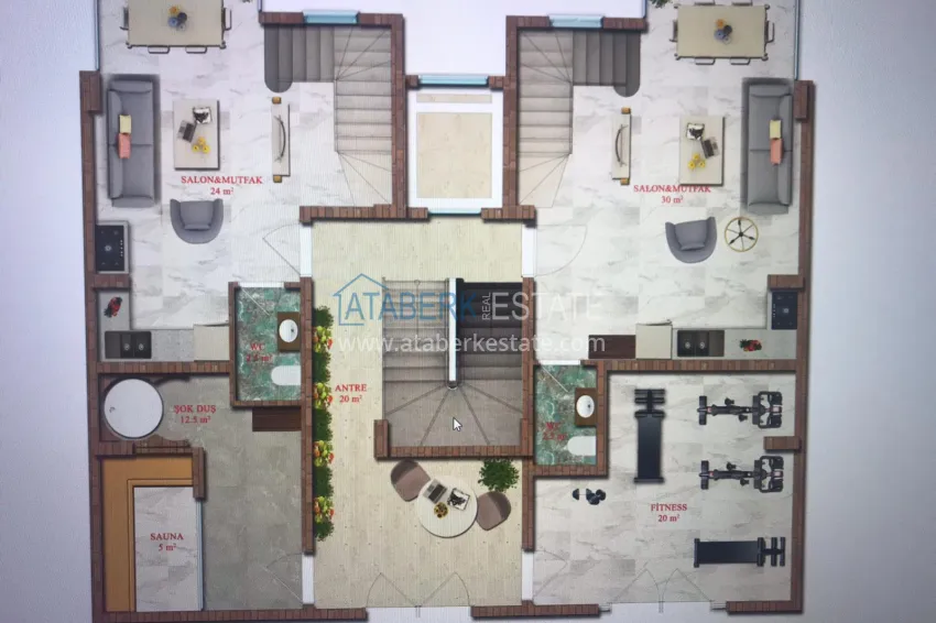 Купить дешево Новый бутик-комплекс в районе Кестель рядом с морем 5 