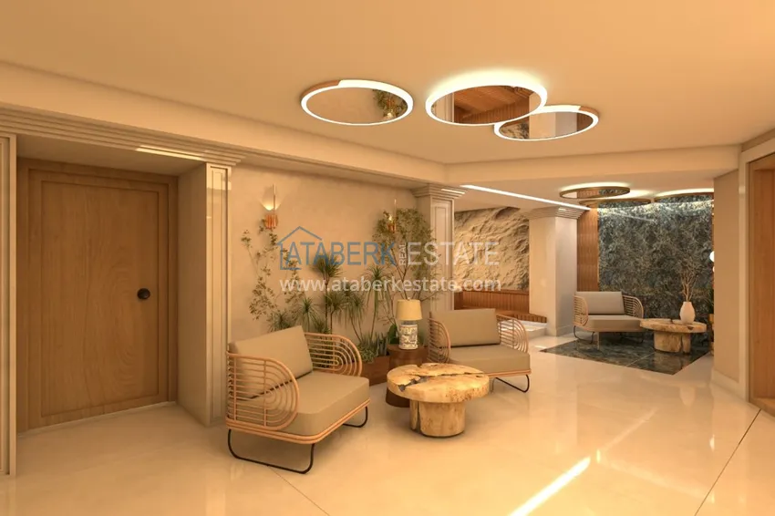 Жилой комплекс премиум-класса на первой береговой линии в районе Махмутлар, Алания 32 