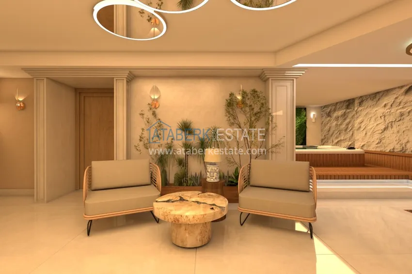 Жилой комплекс премиум-класса на первой береговой линии в районе Махмутлар, Алания 35 