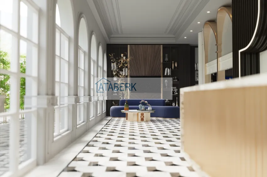 Резиденция в центре Алании на этапе проекта – квартиры по минимальным стартовым ценам 29 