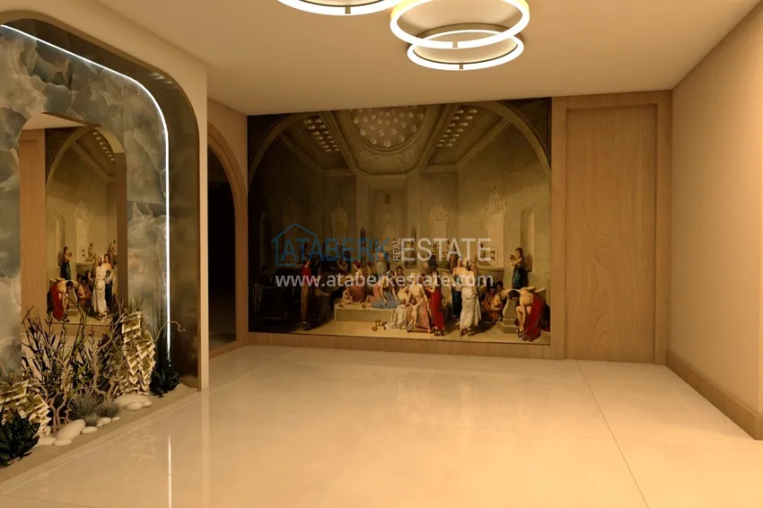 Жилой комплекс премиум-класса на первой береговой линии в районе Махмутлар, Алания 28 