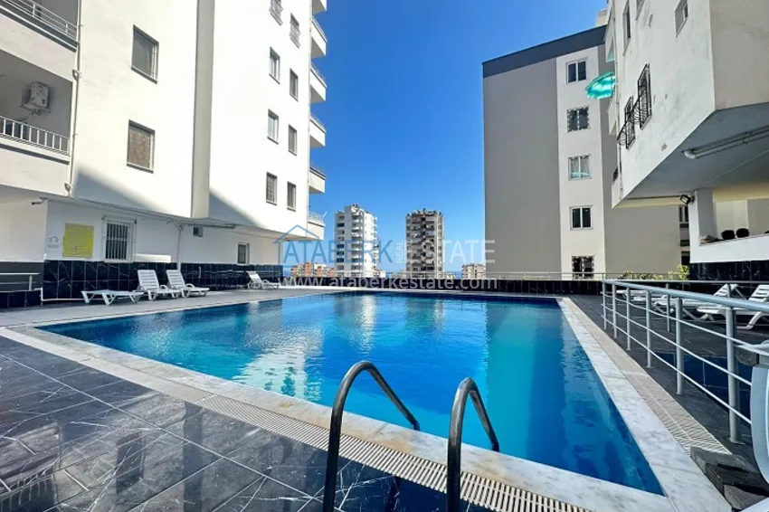 Квартира 2+1 меблированная с видом на море район Аяш-Мерсин 1 