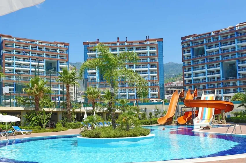 Квартира 2+1 меблированная с видом на море и горы, район Джикджилли – Алания 1 