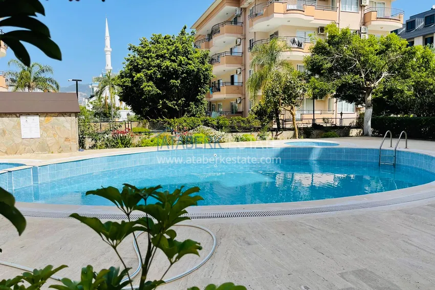 Квартира 2+1 меблированная в комплексе с инфраструктурой, район Оба – Алания 1 