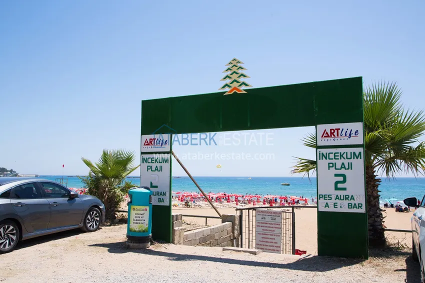 Сдается двухкомнатная квартира в районе Авсаллар в комплексе с самодостаточной инфраструктурой №10 12