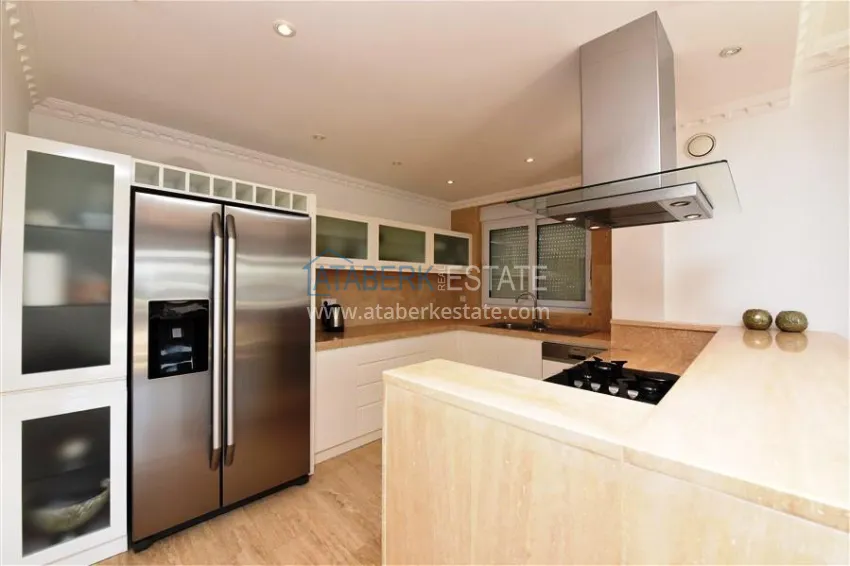 Приобрести Трехэтажная вилла в районе Конаклы с мебелью, частным бассейном и видовыми характеристиками 11 