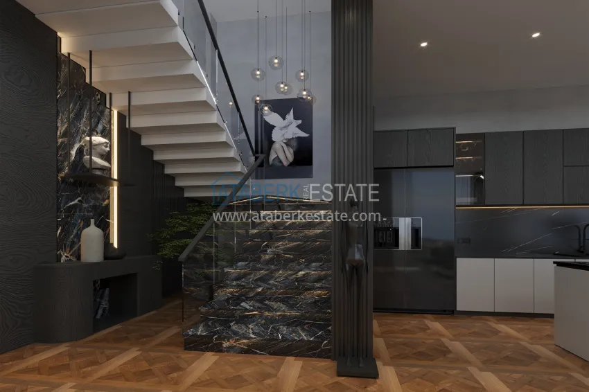 Приобрести Новый проект элитных видовых вилл – Алания, горный район Тепе 9 