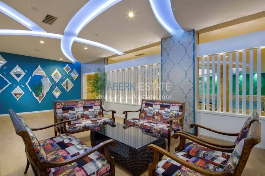 На аренде квартира-студия в элитном комплексе в центре Алании 12