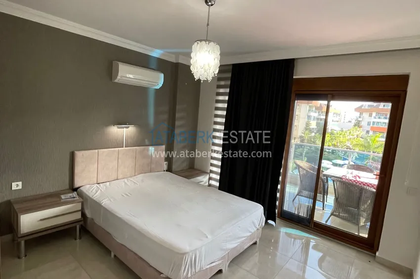 Приобрести Квартира 4+1 с мебелью и видом на горы в комплексе с богатой инфраструктурой, район Оба – Алания 10 