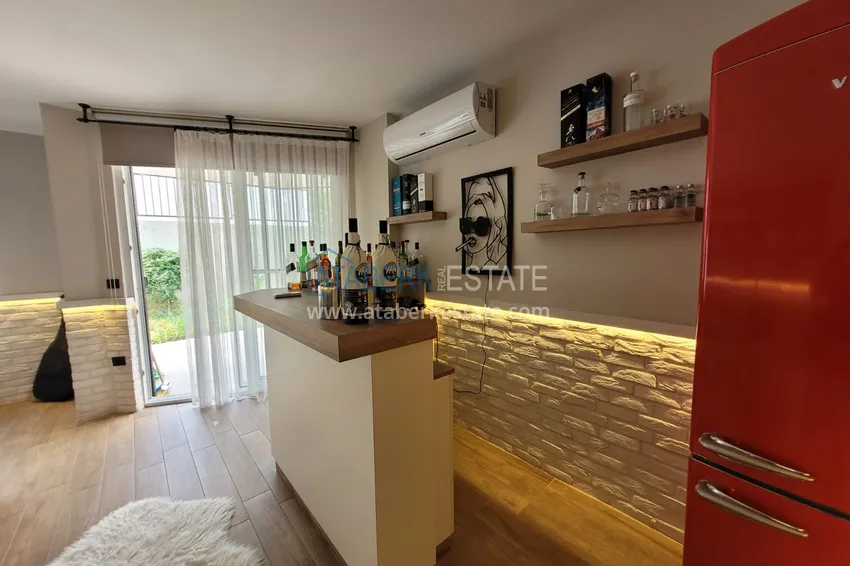 Приобрести Садовый дуплекс с мебелью в районе Кестель, Алания в 100 метрах от моря 1 