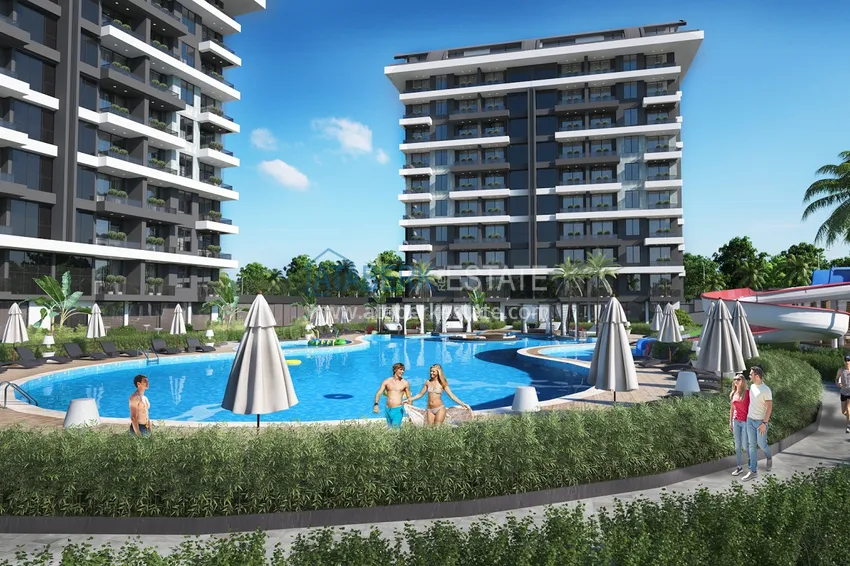 Недвижимость от застройщика в комплексе сегмента премиум на этапе проекта – Алания, район Демирташ 15