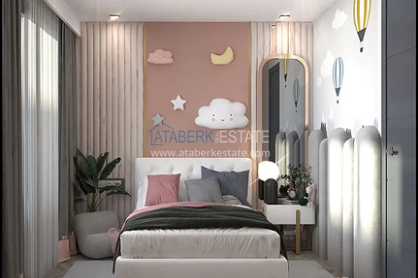 Приобрести Квартиры на этапе строительства в 300 метрах от моря район Каргыпынары-Мерсин 22 