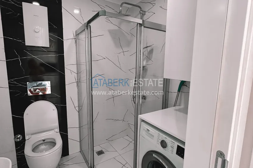 Приобрести Квартира 1+1 меблированная с видом на море и крепость, центр Алании  11 