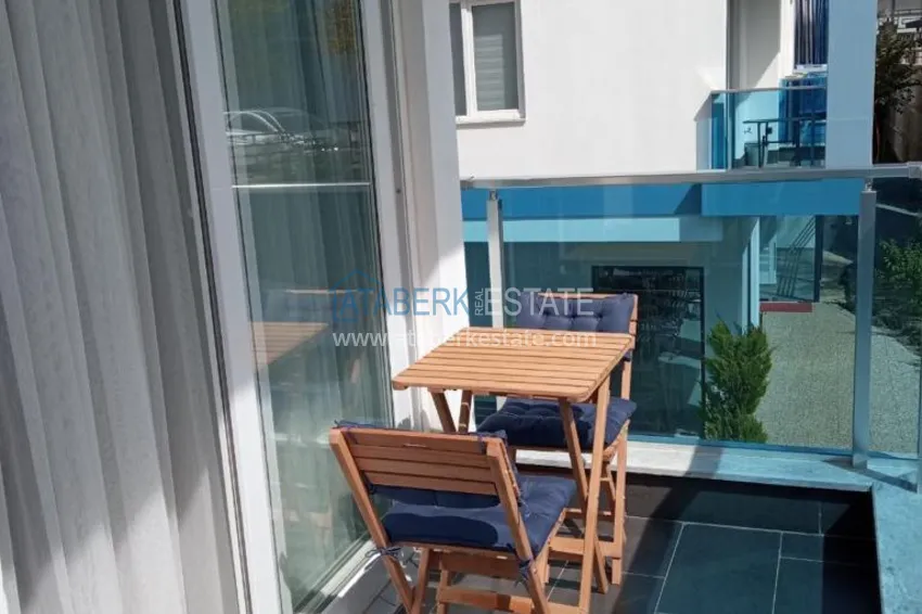 Приобрести Квартира 1+1 с мебелью в молодом современном комплексе, район Оба – Алания 12 